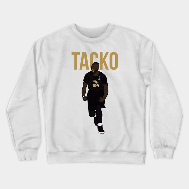 Tacko Fall - NCAA College Basketball UCF Crewneck Sweatshirt by xavierjfong